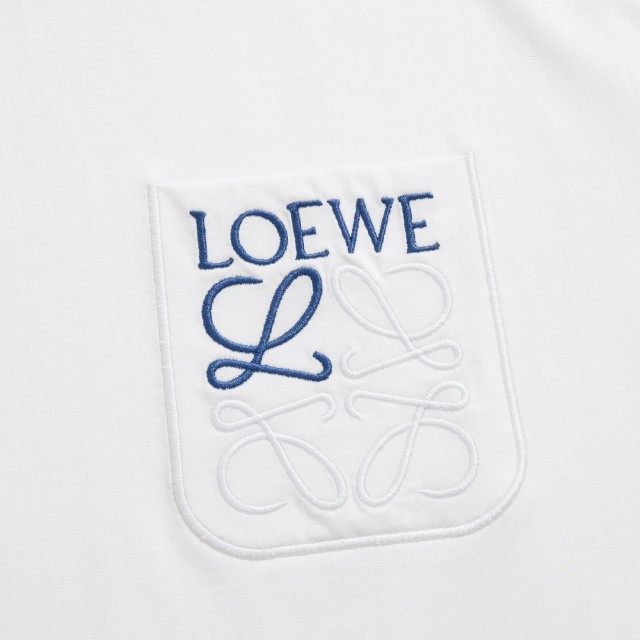 LOEWE 2023ss ポケット刺繍Tシャツ 半袖 並行輸入品